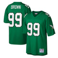 Men's Philadelphia Eagles Jerome Brown Kelly Green Legacy Replica Jersey