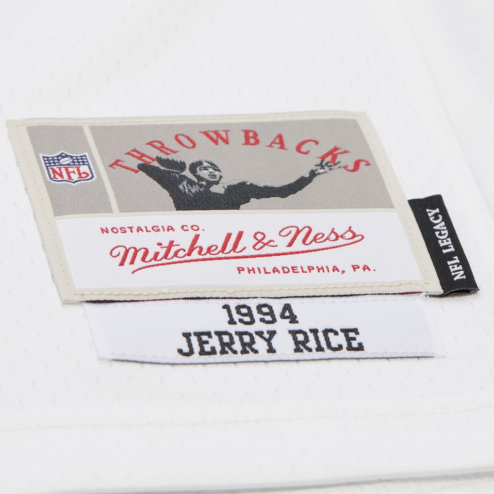 Men's San Francisco 49ers Jerry Rice White 1994 Legacy Replica Jersey