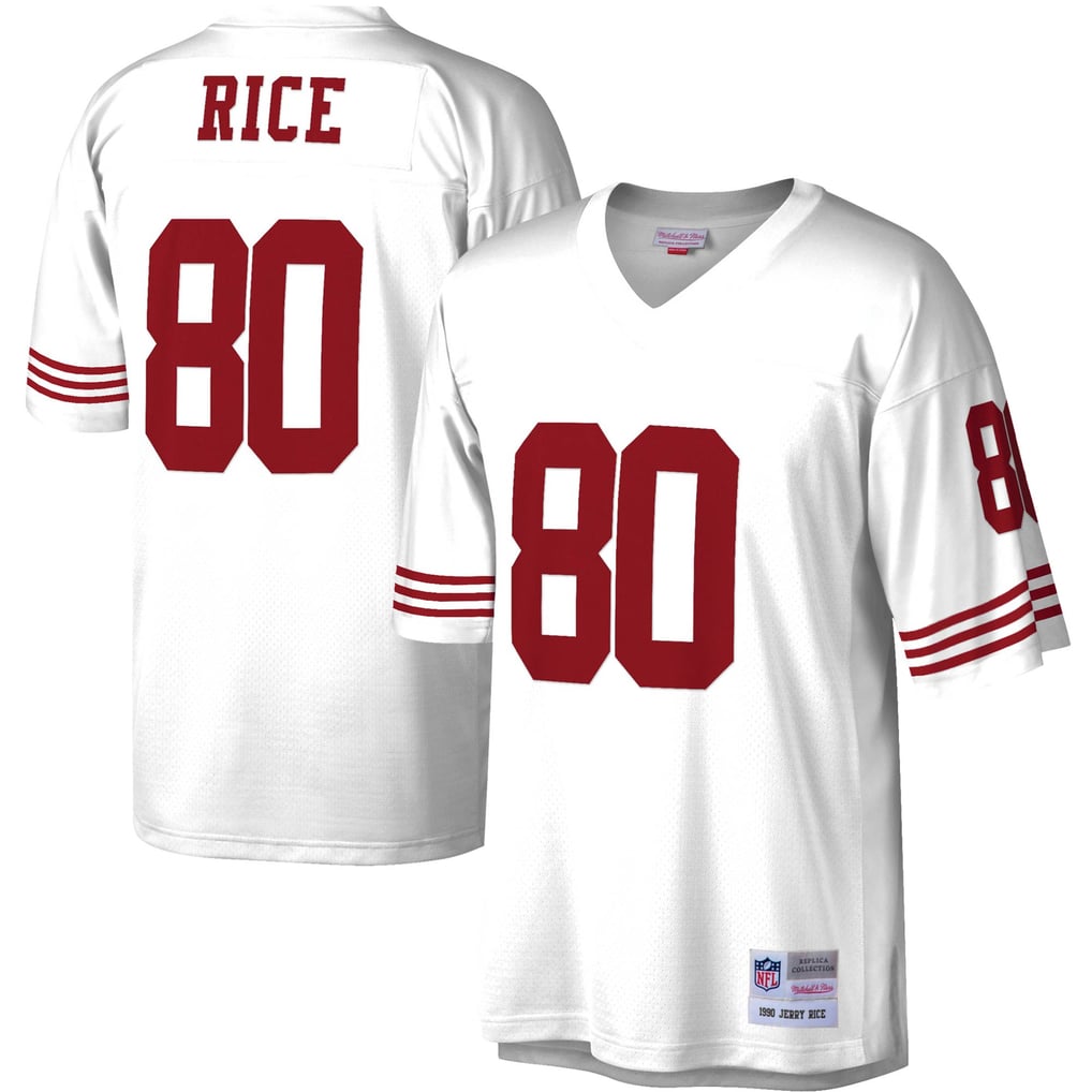 Men's San Francisco 49ers Jerry Rice White Legacy Replica Jersey