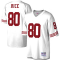 Men's San Francisco 49ers Jerry Rice White Legacy Replica Jersey
