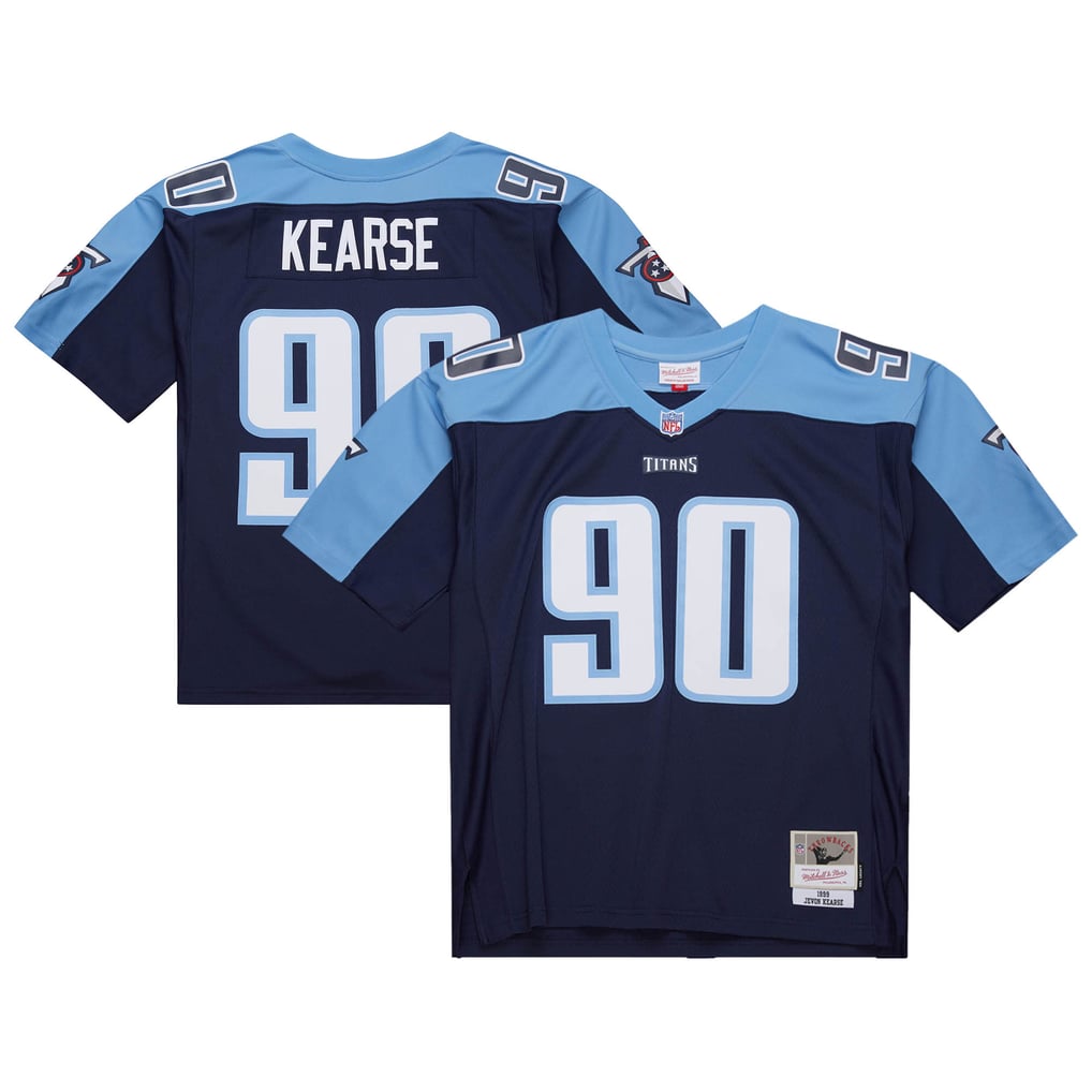 Men's Tennessee Titans Jevon Kearse Navy 1999 Legacy Replica Jersey