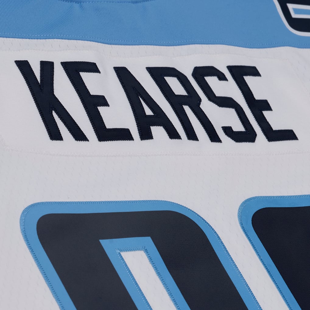 Men's Tennessee Titans Jevon Kearse White Retired Legacy Replica Player Jersey