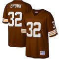 Men's Cleveland Browns Jim Brown Brown Big & Tall 1963 Retired Player Replica Jersey