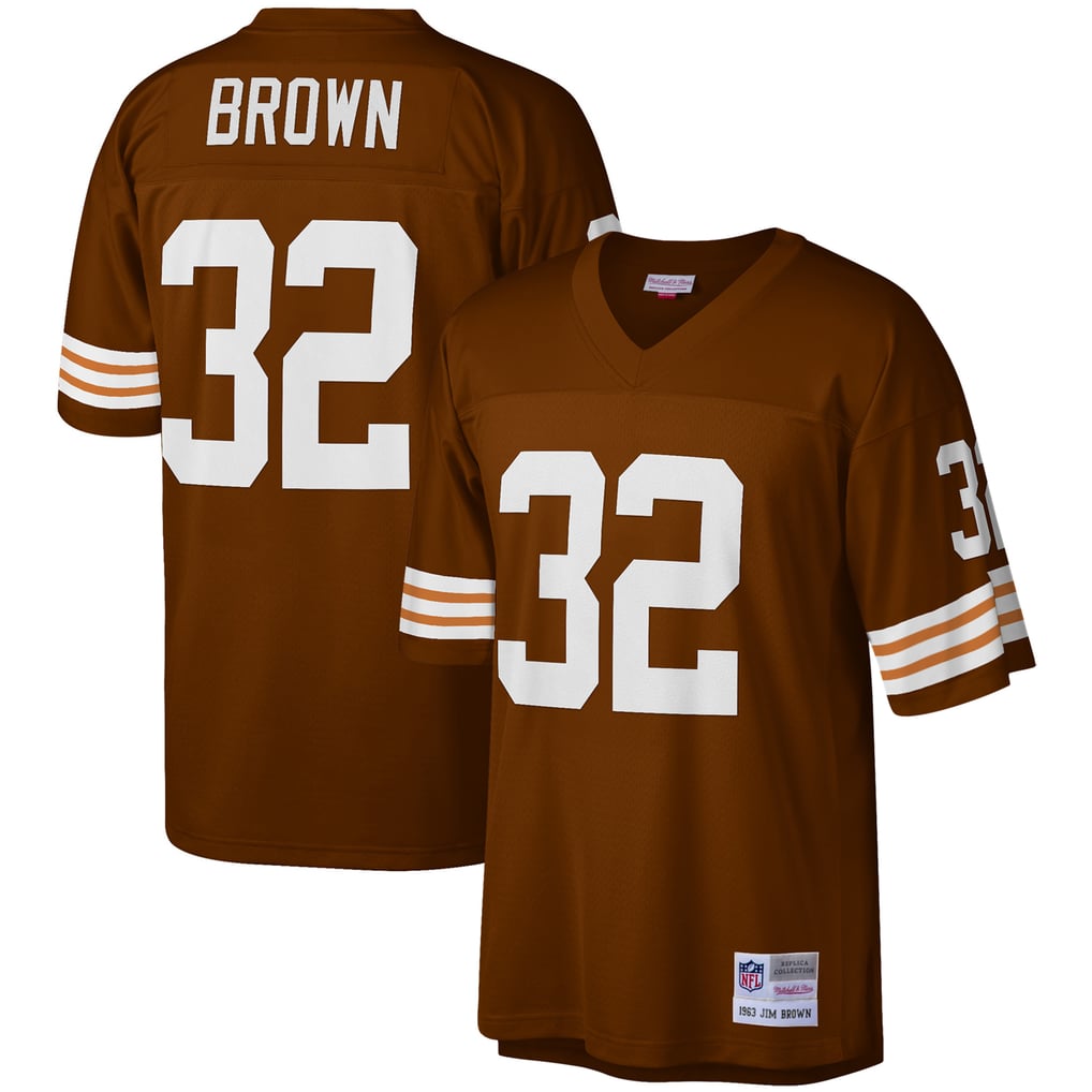 Men's Cleveland Browns Jim Brown Brown Legacy Replica Jersey