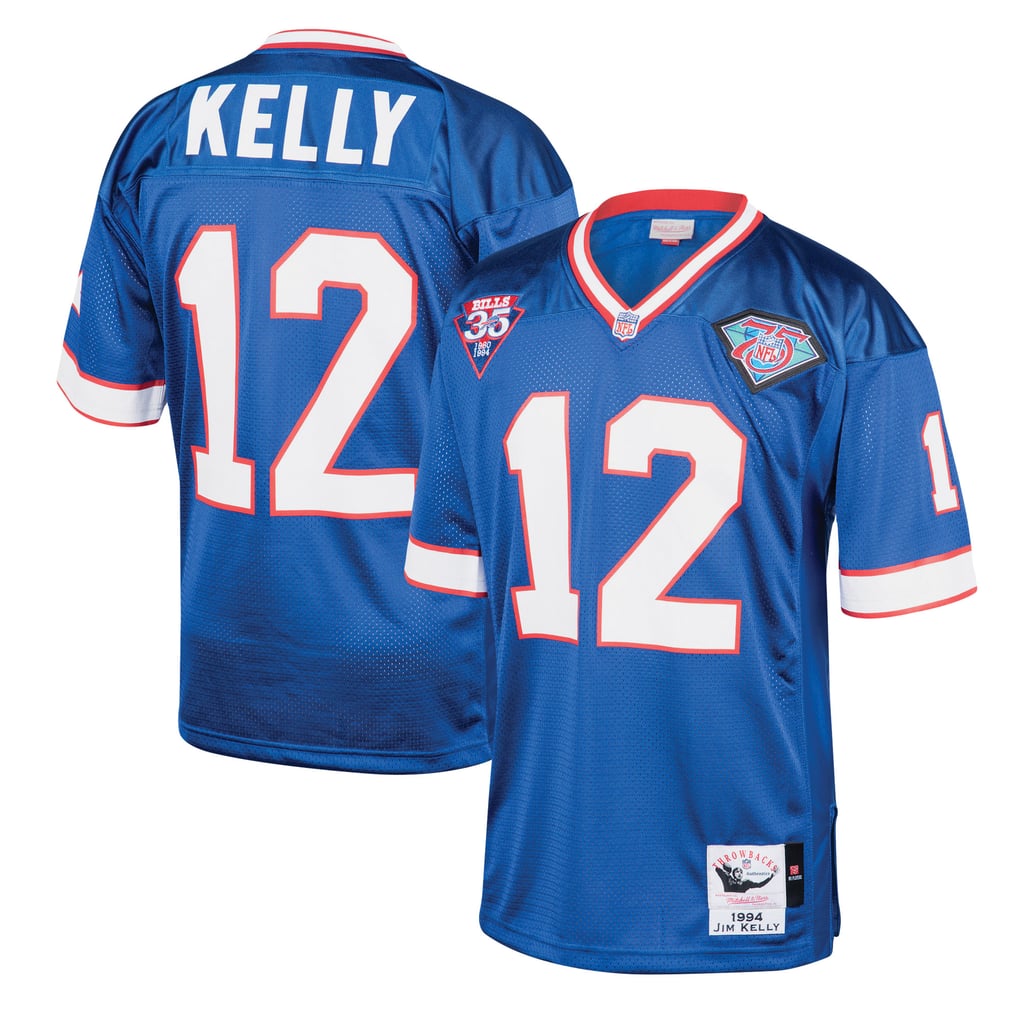 Men's Buffalo Bills 1994 Jim Kelly Royal Authentic Throwback Retired Player Jersey