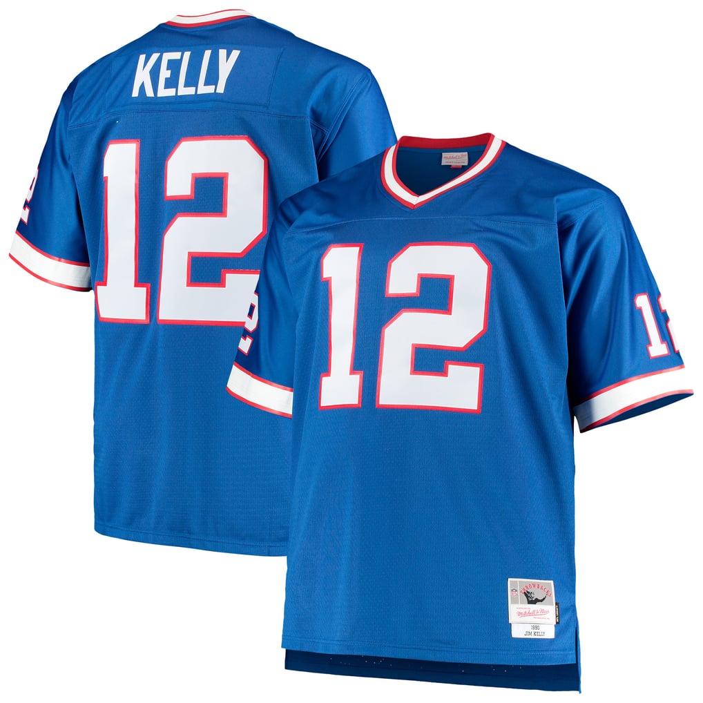 Men's Buffalo Bills Jim Kelly Royal Big & Tall 1990 Retired Player Replica Jersey