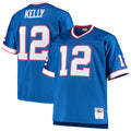 Men's Buffalo Bills Jim Kelly Royal Big & Tall 1990 Retired Player Replica Jersey