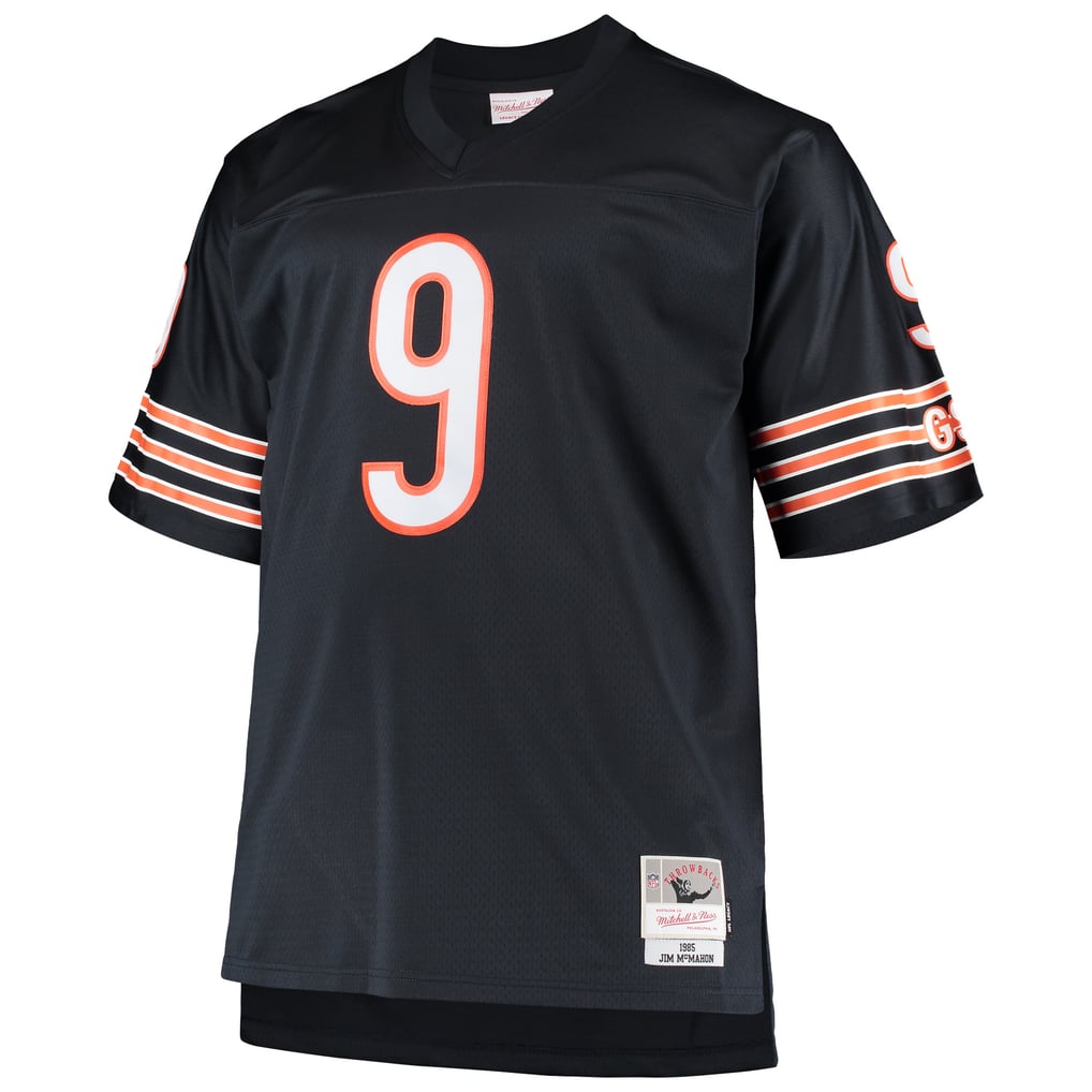 Men's Chicago Bears Jim McMahon Navy Big & Tall 1985 Retired Player Replica Jersey
