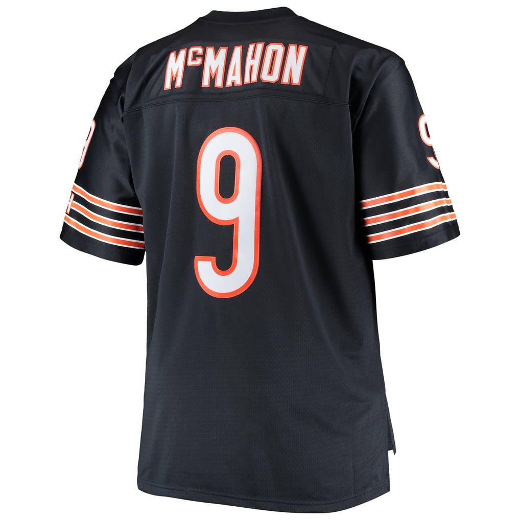 Men's Chicago Bears Jim McMahon Navy Big & Tall 1985 Retired Player Replica Jersey