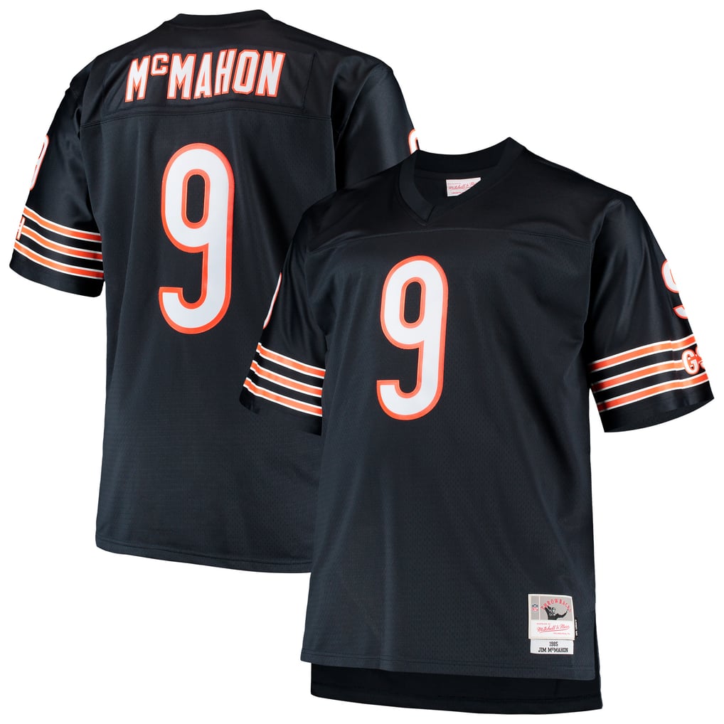 Men's Chicago Bears Jim McMahon Navy Big & Tall 1985 Retired Player Replica Jersey