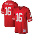 Men's San Francisco 49ers Joe Montana Scarlet Big & Tall 1990 Retired Player Replica Jersey