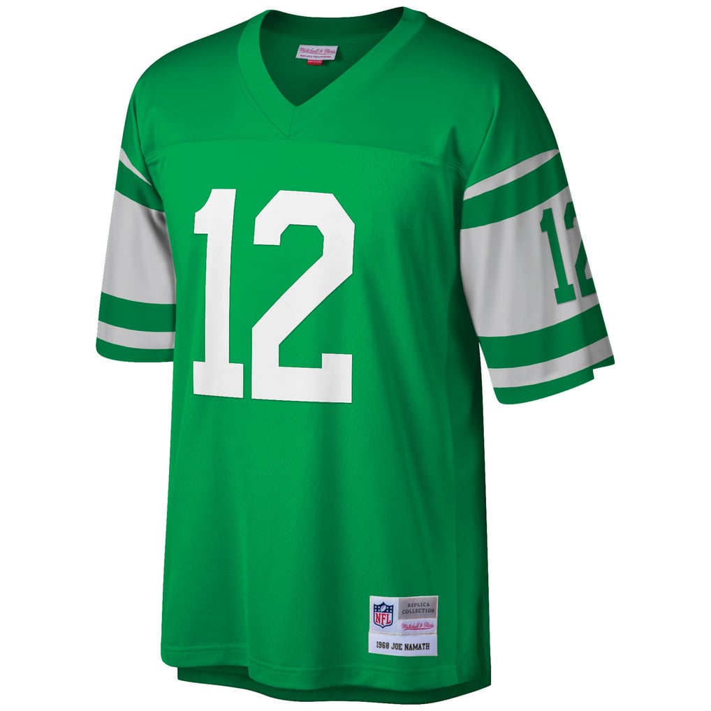Men's New York Jets Joe Namath Green Big & Tall 1968 Retired Player Replica Jersey