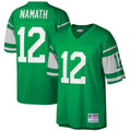 Men's New York Jets Joe Namath Green Big & Tall 1968 Retired Player Replica Jersey