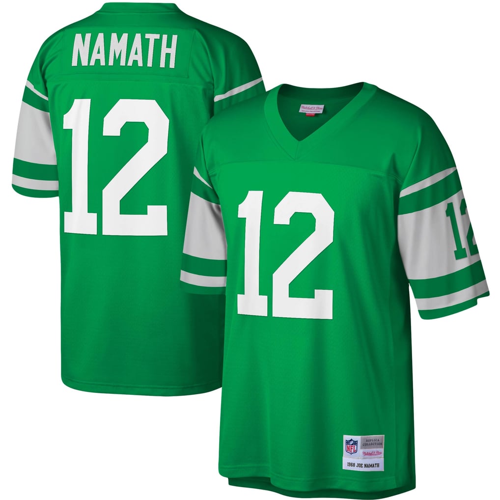 Men's New York Jets Joe Namath Kelly Green Legacy Replica Jersey