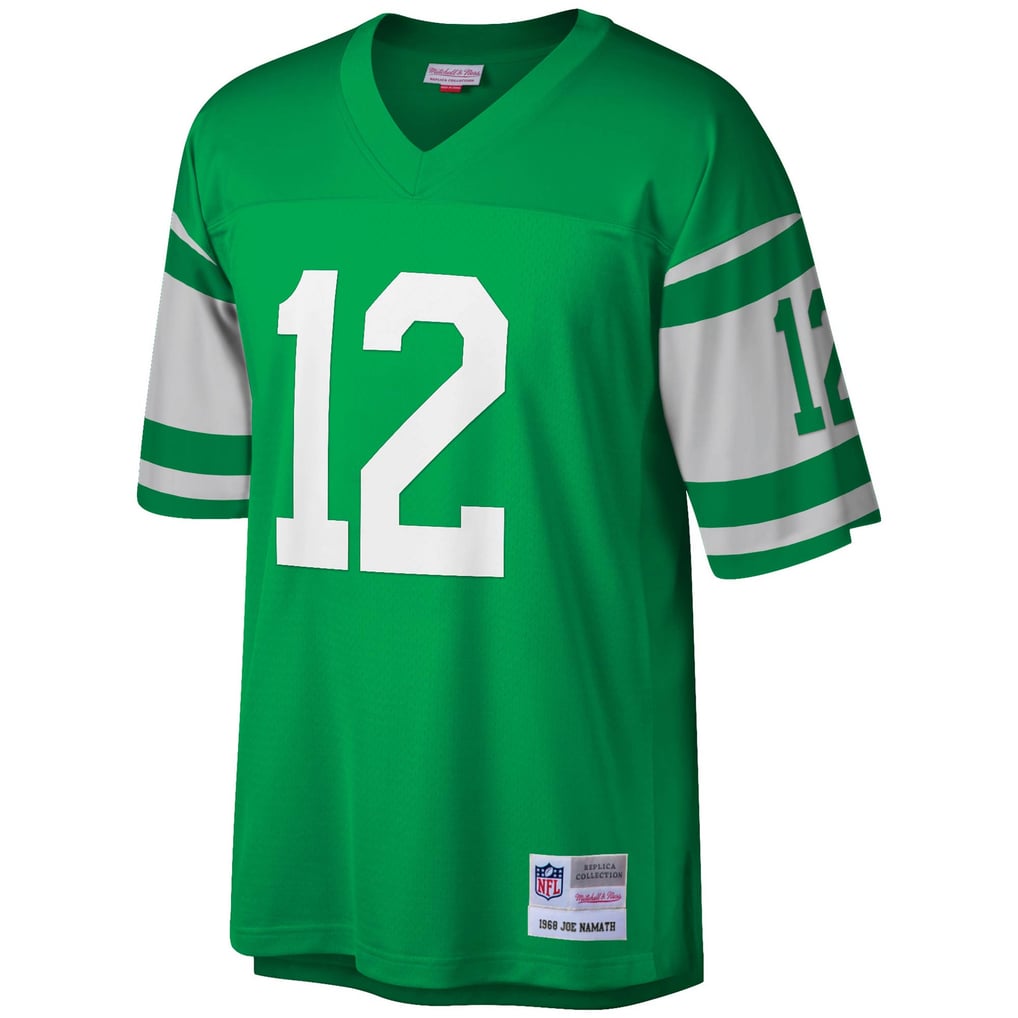 Men's New York Jets Joe Namath Kelly Green Legacy Replica Jersey