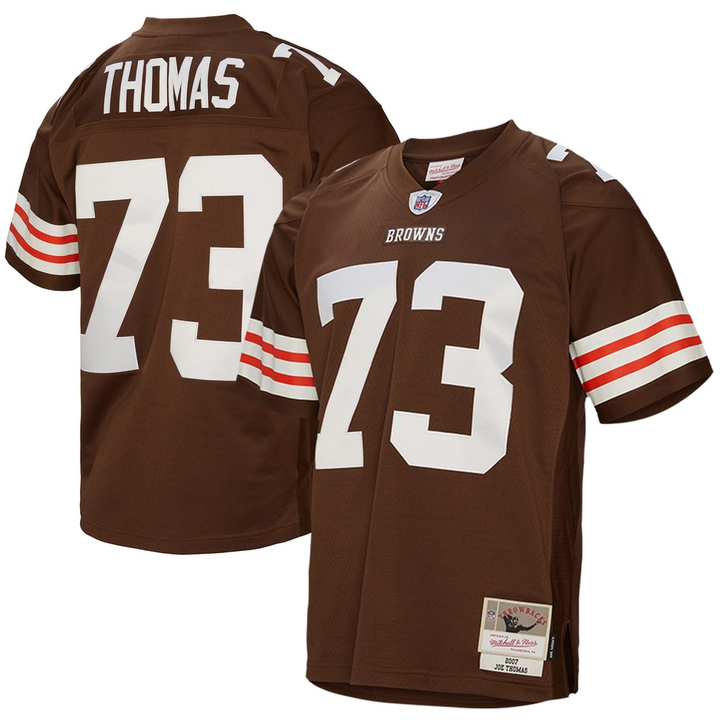 Men's Cleveland Browns Joe Thomas Brown Legacy Replica Jersey