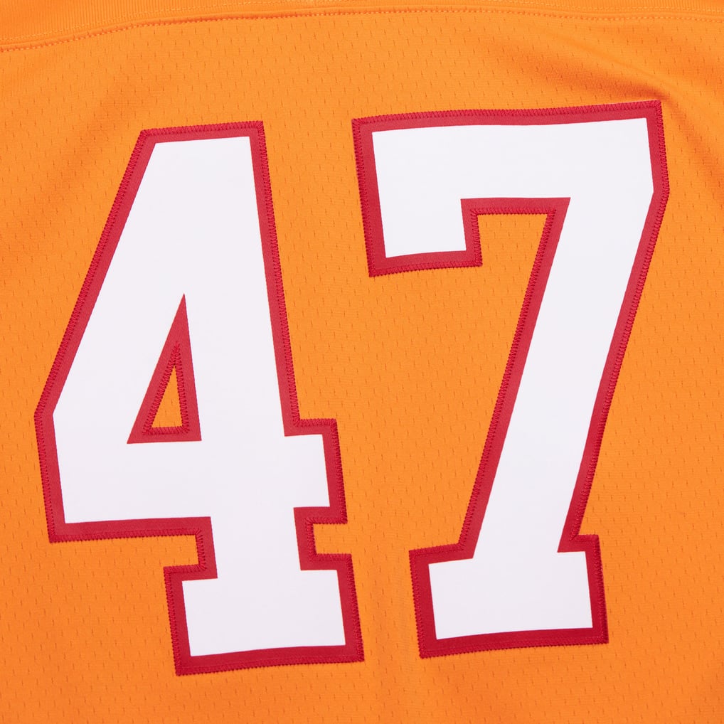 Men's Tampa Bay Buccaneers John Lynch Orange 1993 Legacy Replica Jersey