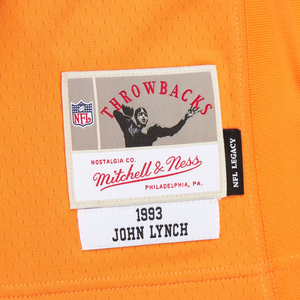 Men's Tampa Bay Buccaneers John Lynch Orange 1993 Legacy Replica Jersey