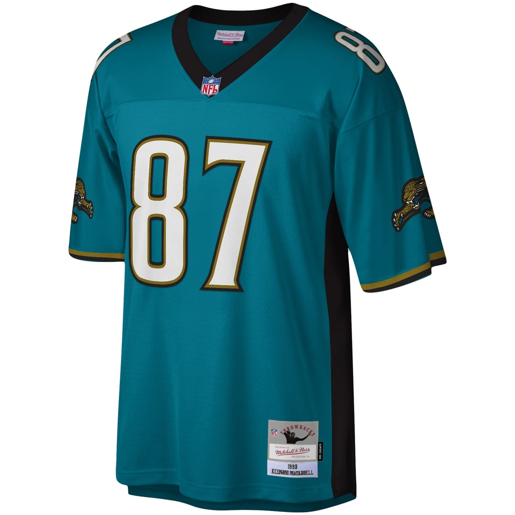 Men's Jacksonville Jaguars Keenan McCardell Teal Legacy Replica Jersey