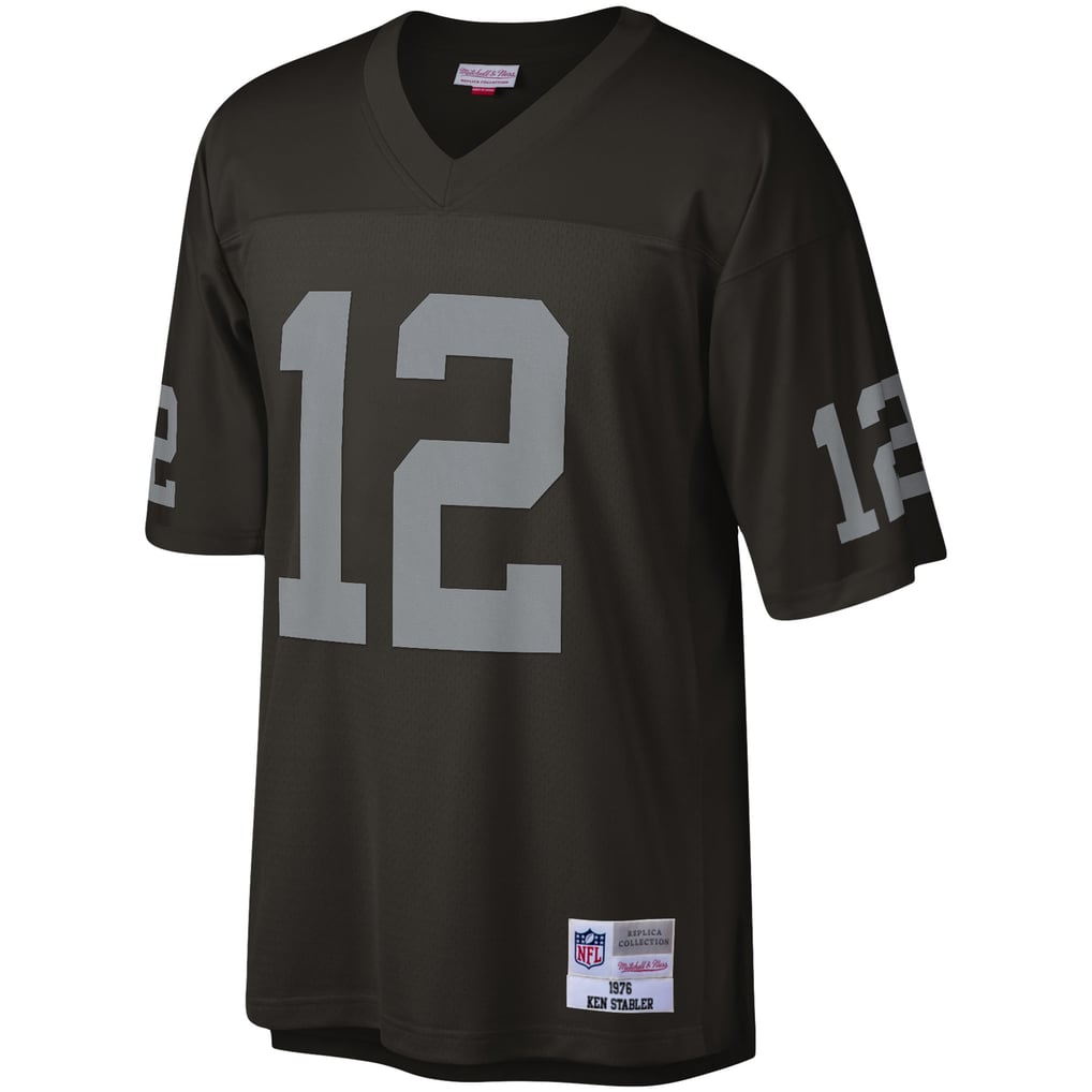 Men's Las Vegas Raiders Ken Stabler Black Legacy Replica Jersey