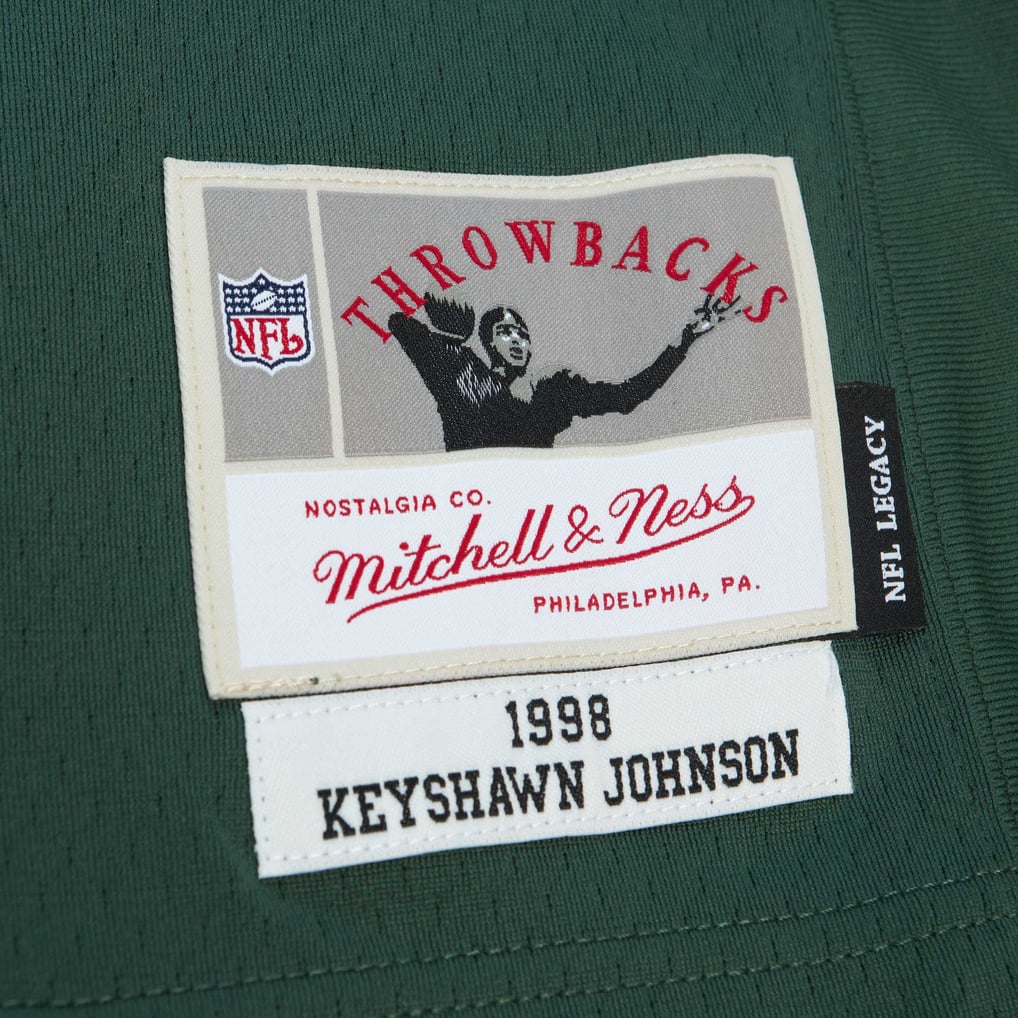 Men's New York Jets Keyshawn Johnson Green Legacy Replica Jersey