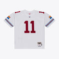 Men's Arizona Cardinals Larry Fitzgerald White 2004 Legacy Replica Player Jersey