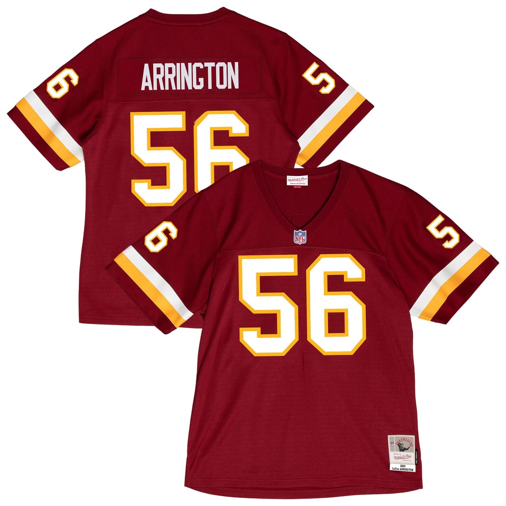 Men's Washington Commanders LaVar Arrington Burgundy 2001 Legacy Throwback Replica Jersey