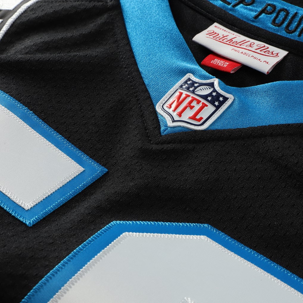 Men's Carolina Panthers Luke Kuechly Black 2013 Authentic Throwback Retired Player Jersey