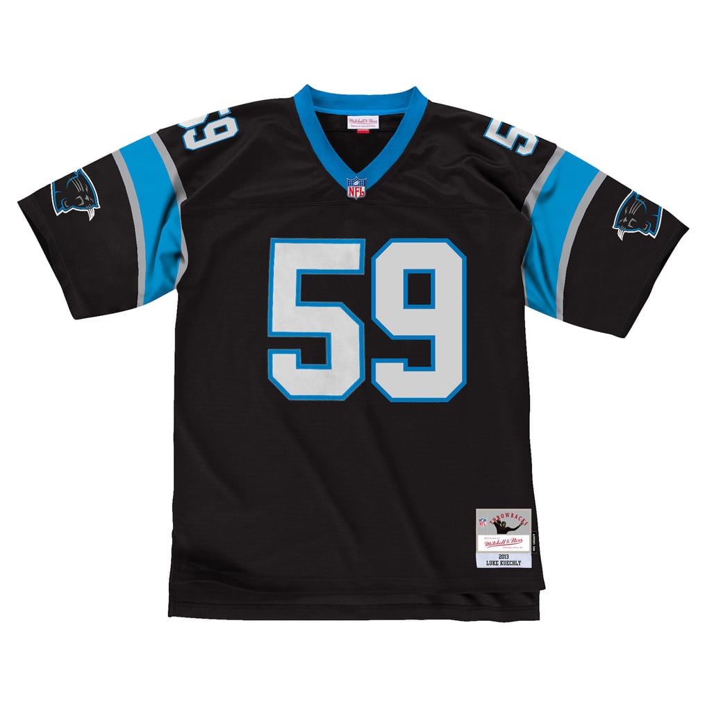Men's Carolina Panthers Luke Kuechly Black 2013 Legacy Throwback Replica Jersey