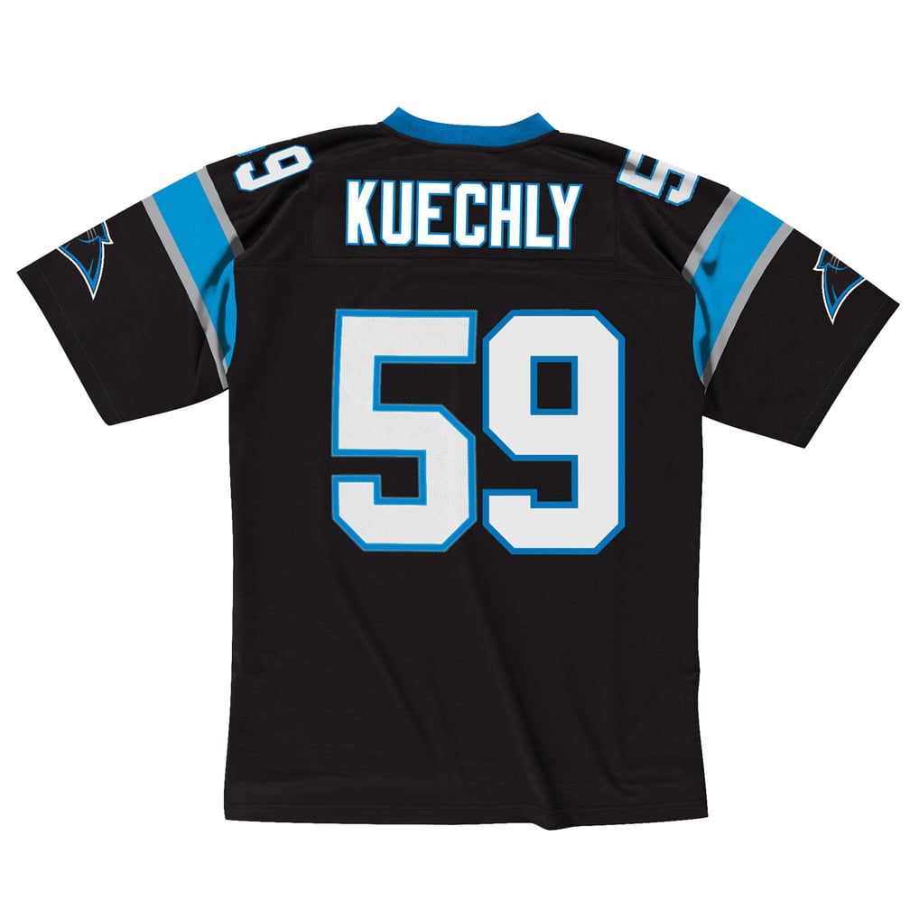 Men's Carolina Panthers Luke Kuechly Black 2013 Legacy Throwback Replica Jersey