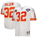 Men's Kansas City Chiefs 1994 Marcus Allen White Authentic Throwback Retired Player Jersey