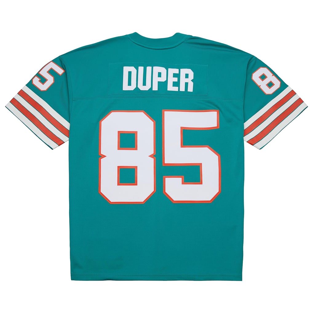 Men's Miami Dolphins Mark Duper Aqua Legacy Replica Jersey