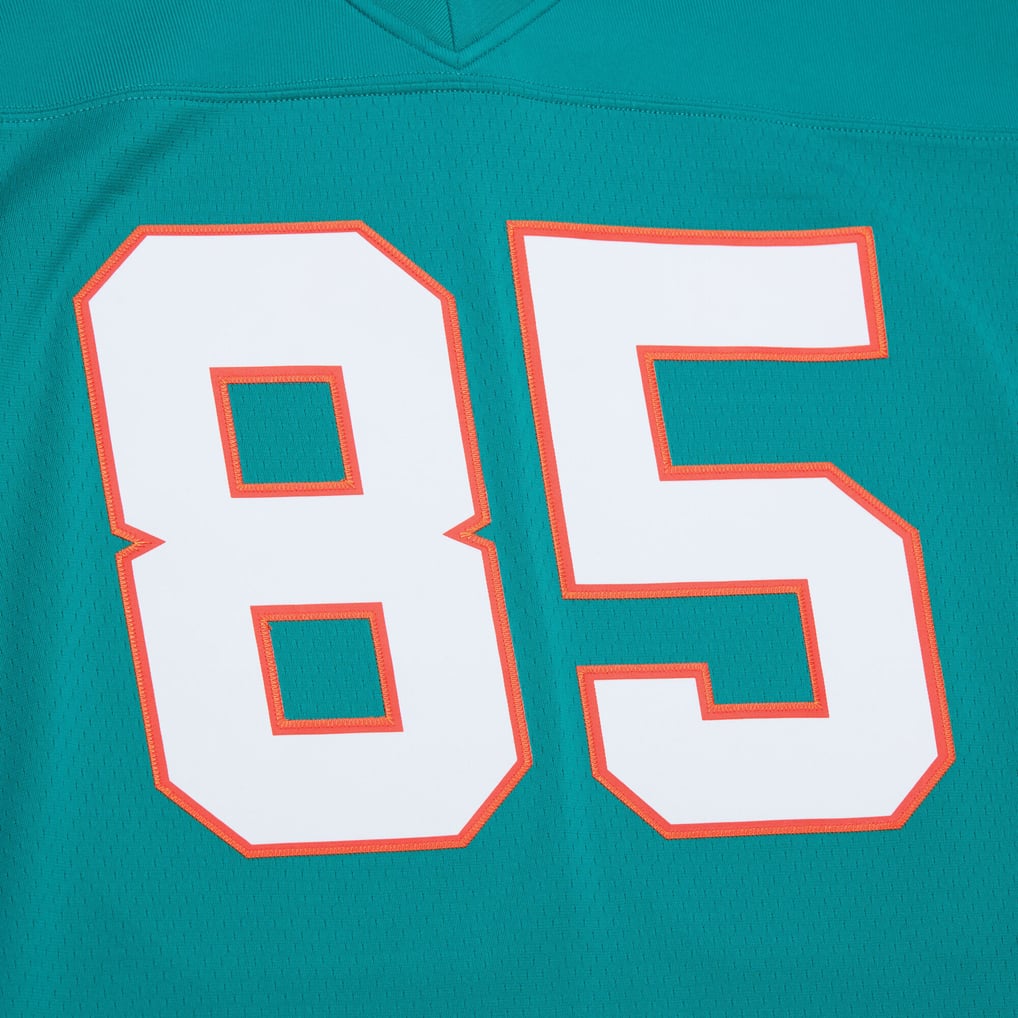 Men's Miami Dolphins Mark Duper Aqua Legacy Replica Jersey