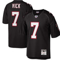 Men's Atlanta Falcons Michael Vick Black Big & Tall 2002 Retired Player Replica Jersey