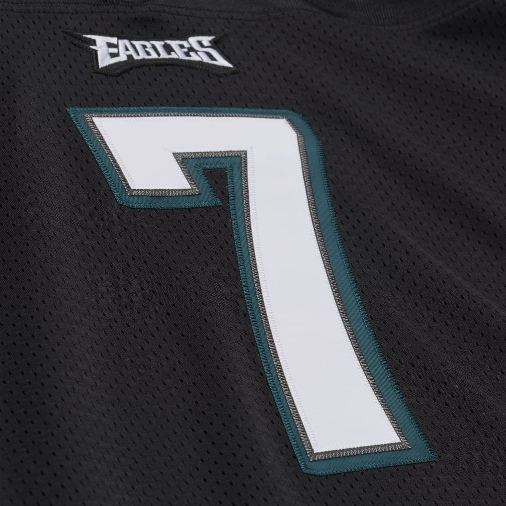 Men's Philadelphia Eagles Michael Vick Black 2012 Authentic Throwback Jersey