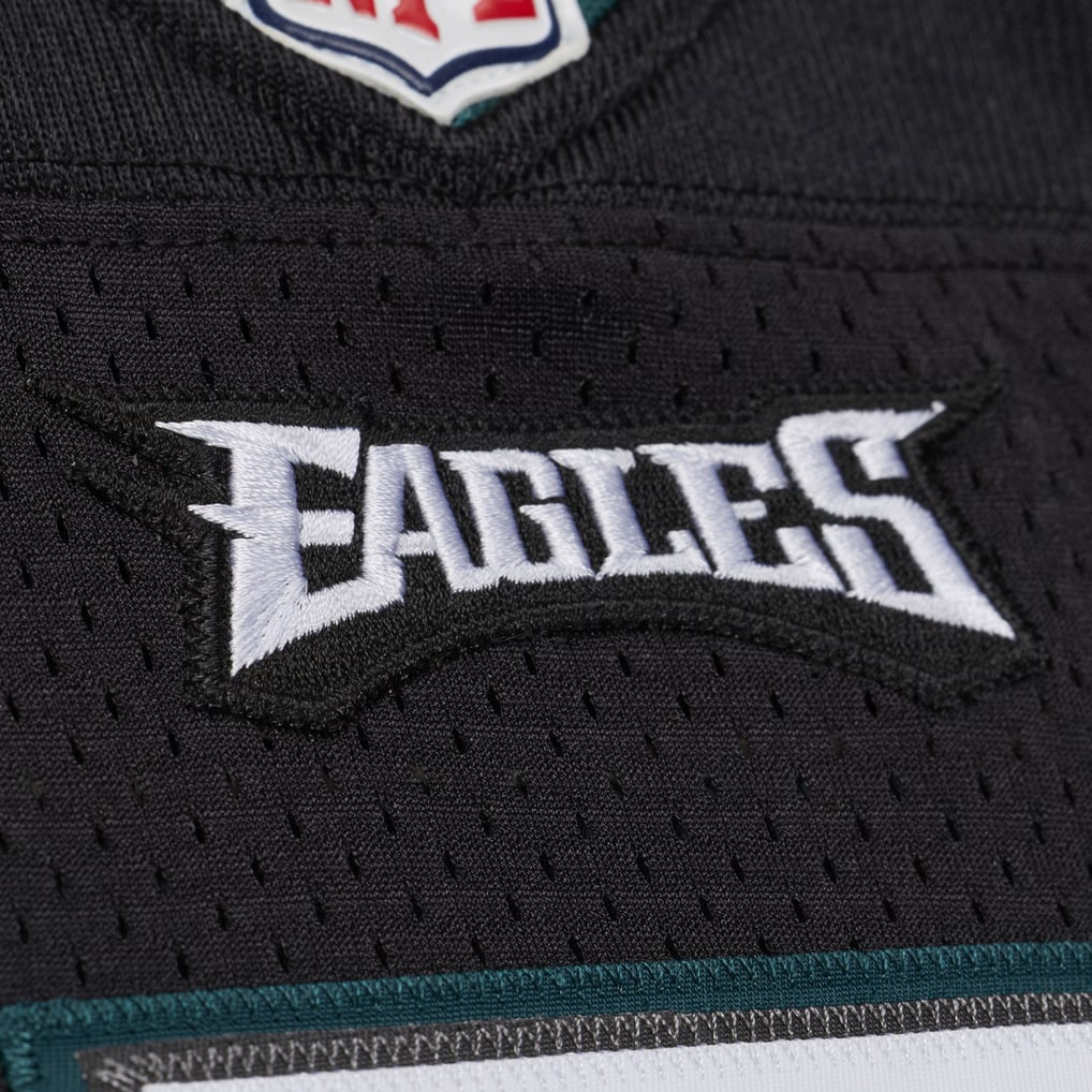 Men's Philadelphia Eagles Michael Vick Black 2012 Authentic Throwback Jersey