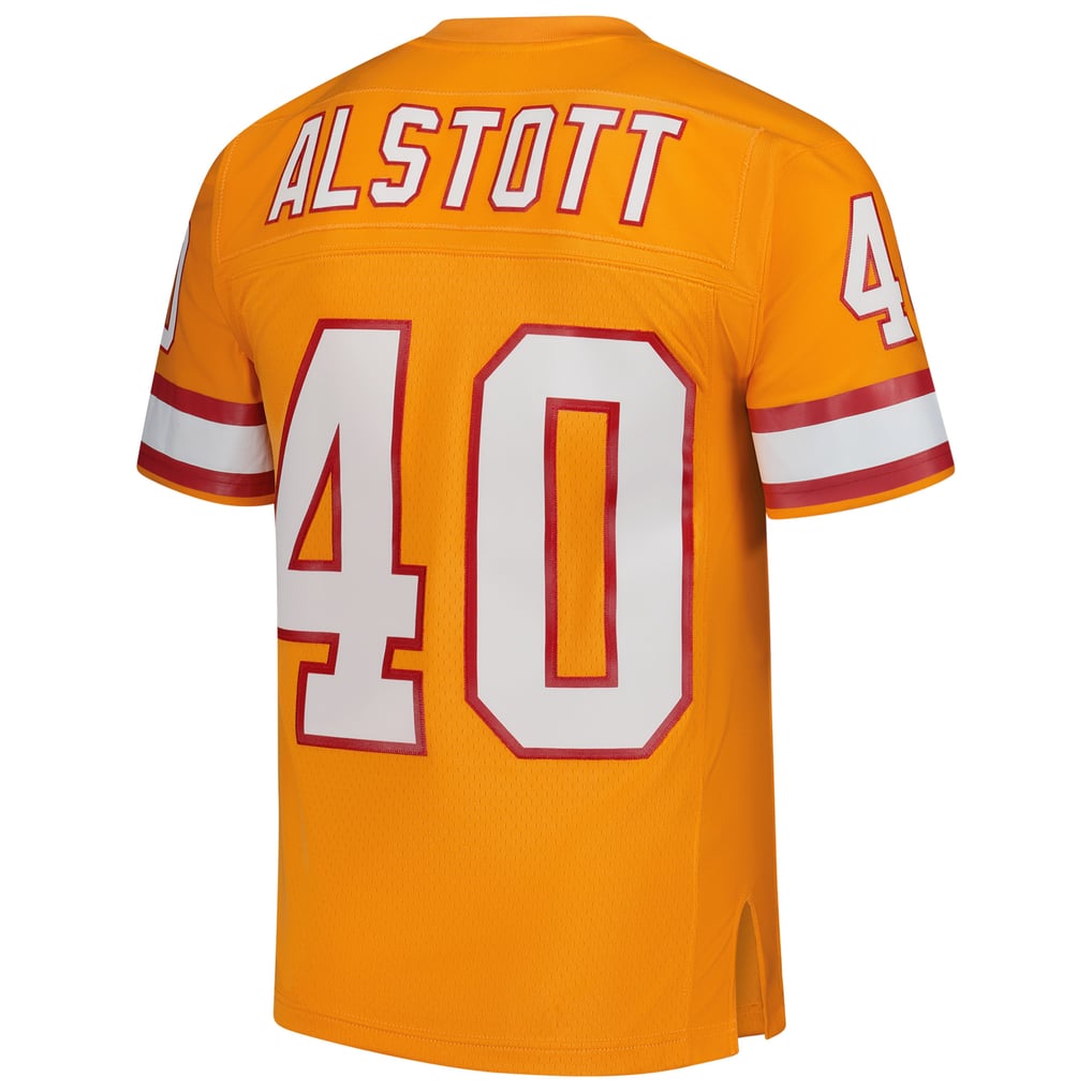 Men's Tampa Bay Buccaneers Mike Alstott Orange Legacy Replica Jersey