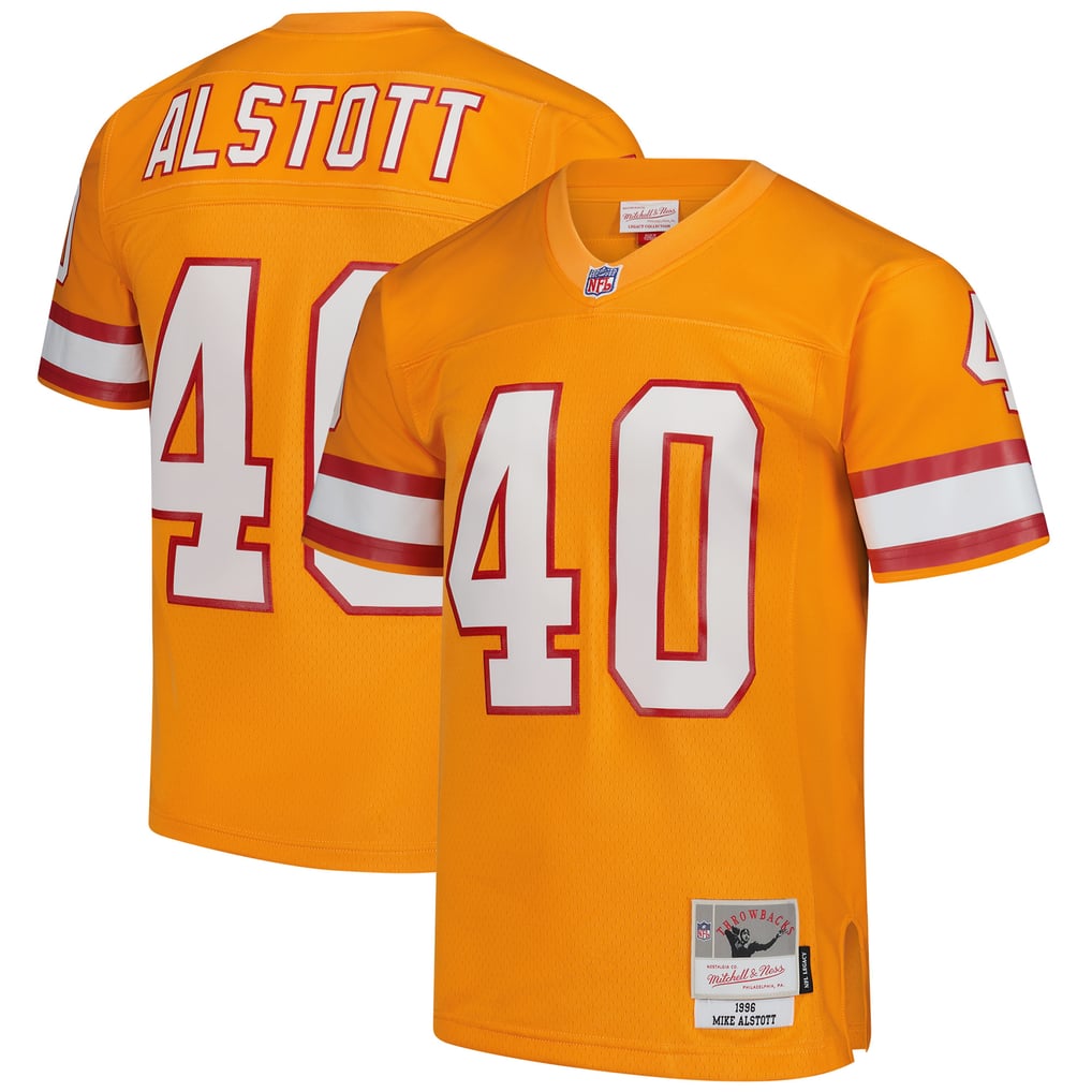 Men's Tampa Bay Buccaneers Mike Alstott Orange Legacy Replica Jersey
