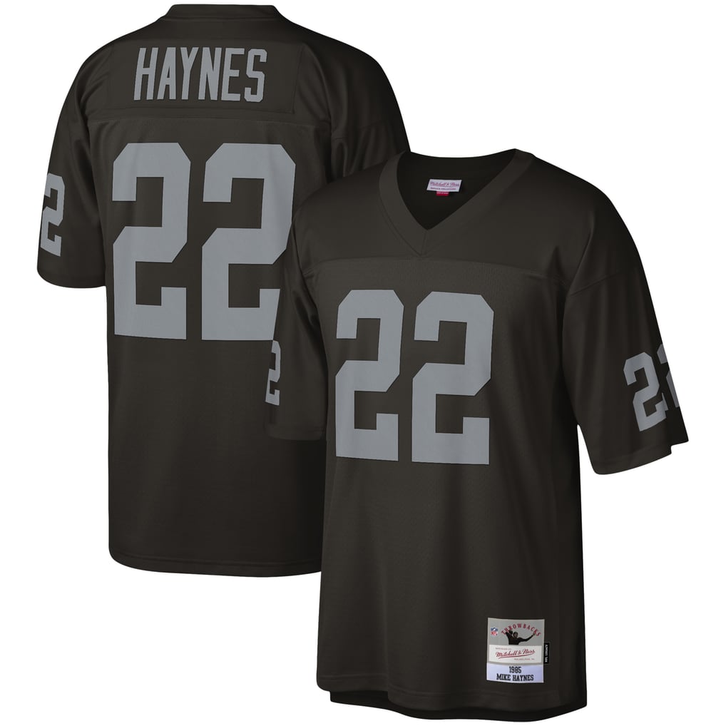 Men's Las Vegas Raiders Mike Haynes Black Legacy Replica Jersey