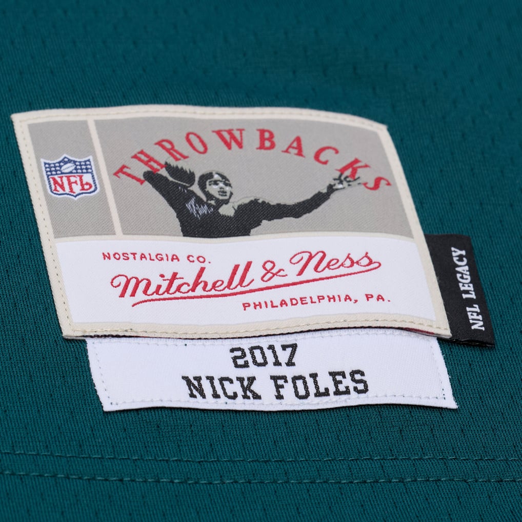 Men's Philadelphia Eagles Nick Foles Midnight Green Legacy Replica Jersey