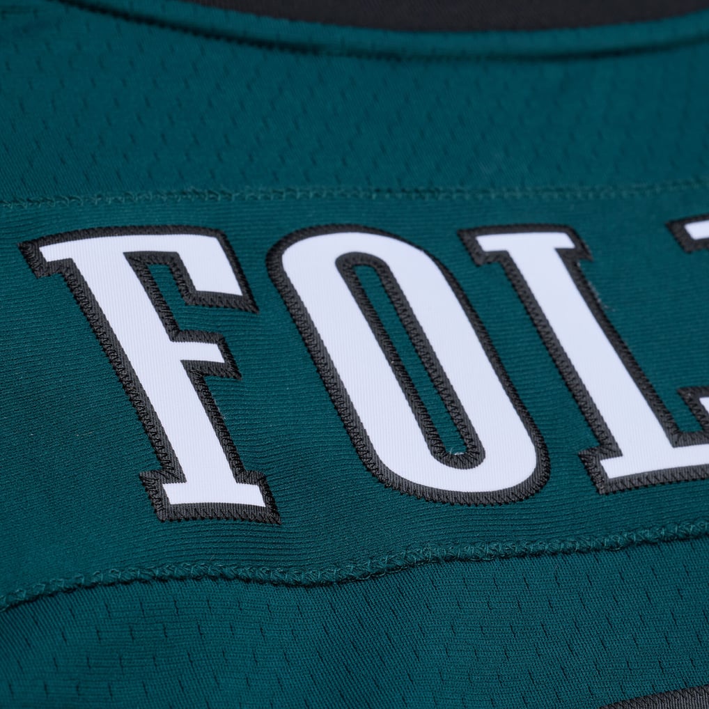 Men's Philadelphia Eagles Nick Foles Midnight Green Legacy Replica Jersey