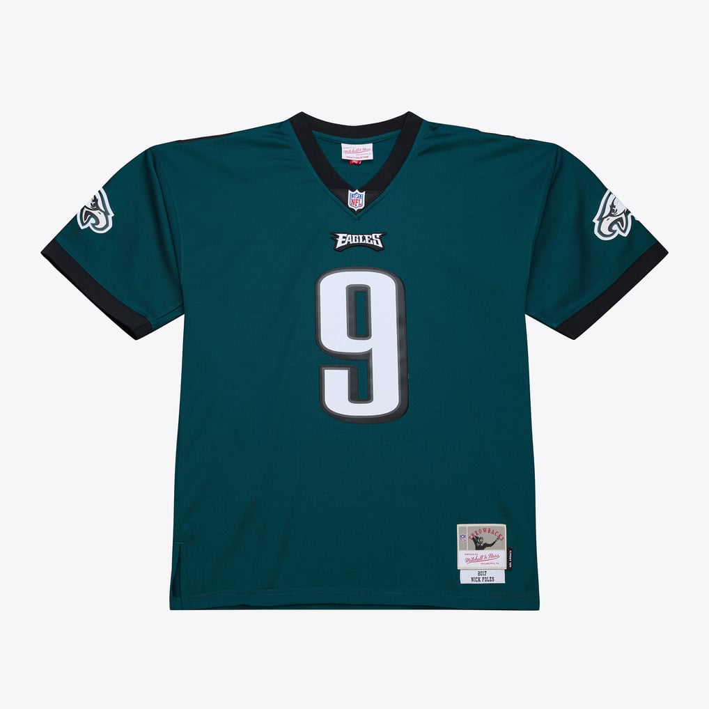 Men's Philadelphia Eagles Nick Foles Midnight Green Legacy Replica Jersey