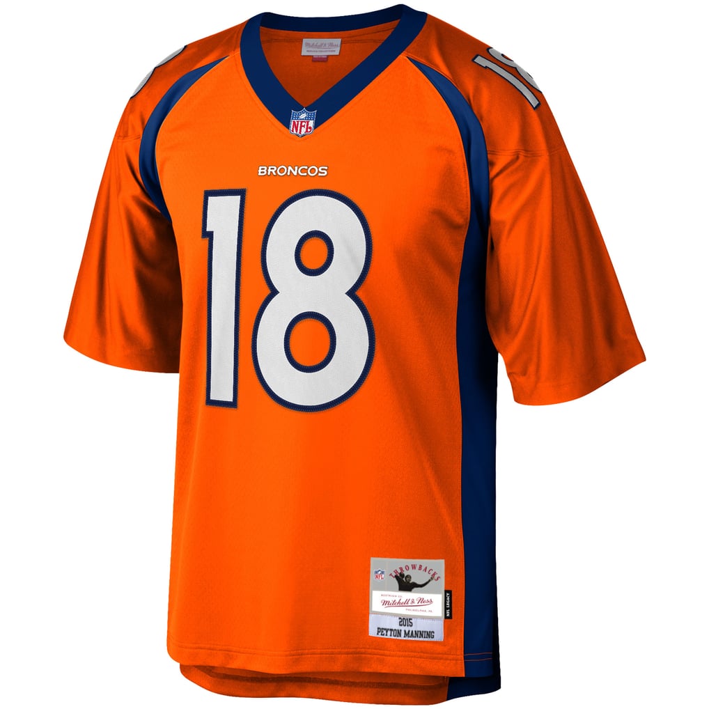 Men's Denver Broncos Peyton Manning Orange Big & Tall 2015 Retired Player Replica Jersey