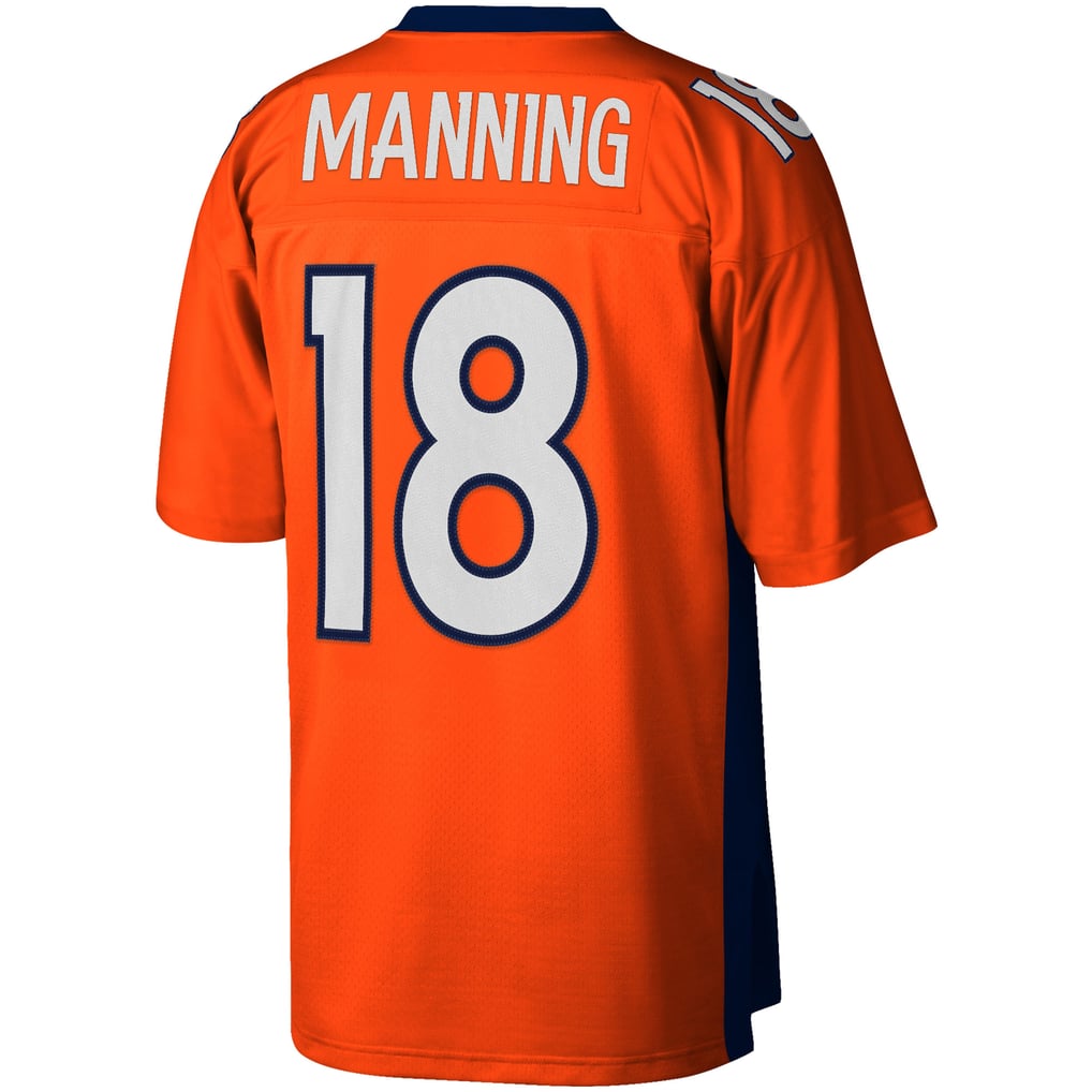 Men's Denver Broncos Peyton Manning Orange Big & Tall 2015 Retired Player Replica Jersey