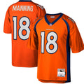 Men's Denver Broncos Peyton Manning Orange Big & Tall 2015 Retired Player Replica Jersey