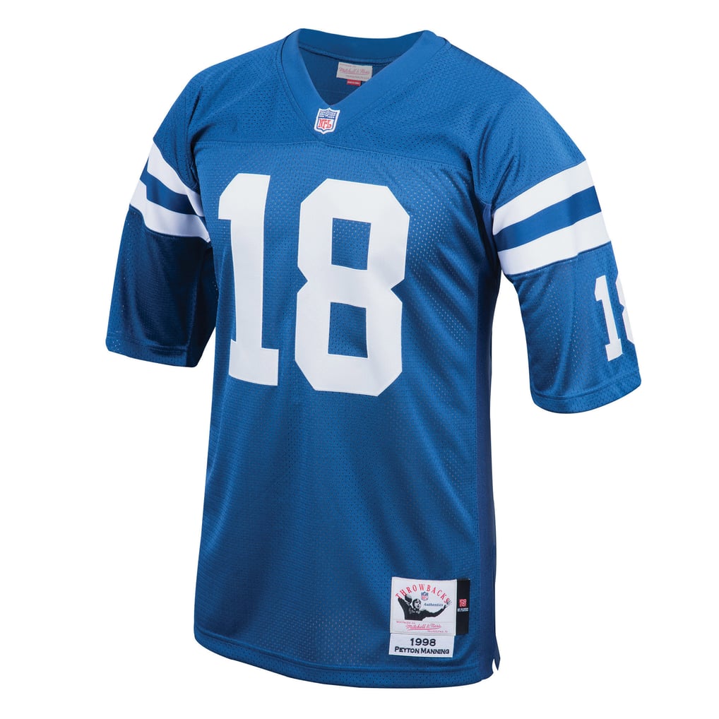 Men's Indianapolis Colts 1998 Peyton Manning Royal Authentic Throwback Retired Player Jersey
