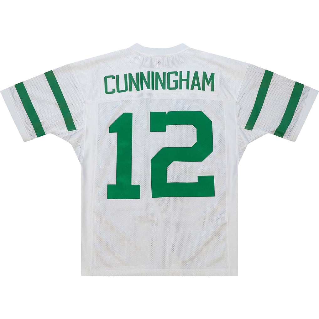 Men's Philadelphia Eagles 1994 Randall Cunningham White Authentic Throwback Retired Player Jersey