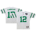 Men's Philadelphia Eagles 1994 Randall Cunningham White Authentic Throwback Retired Player Jersey