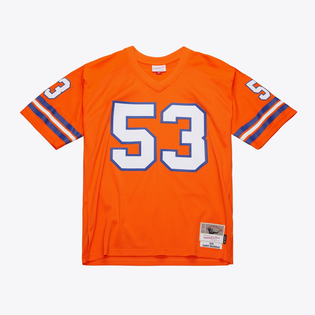 Men's Denver Broncos Randy Gradishar Orange 1978 Legacy Replica Jersey