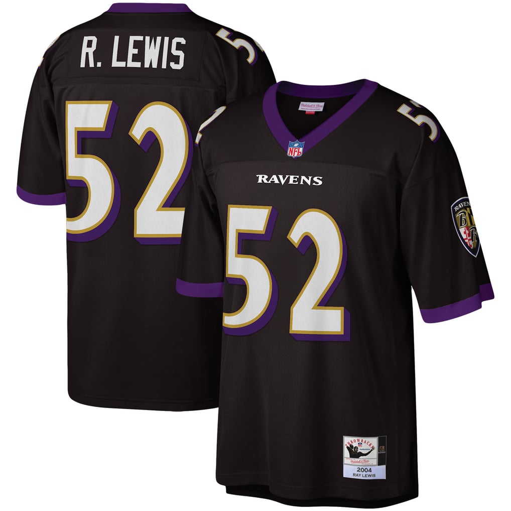 Men's Baltimore Ravens Ray Lewis Black Legacy Replica Jersey